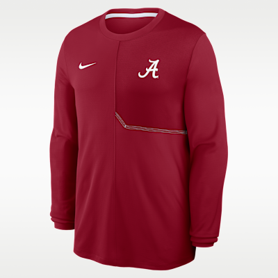 Alabama Sideline Coach Men's Nike Dri-FIT College Long-Sleeve Top